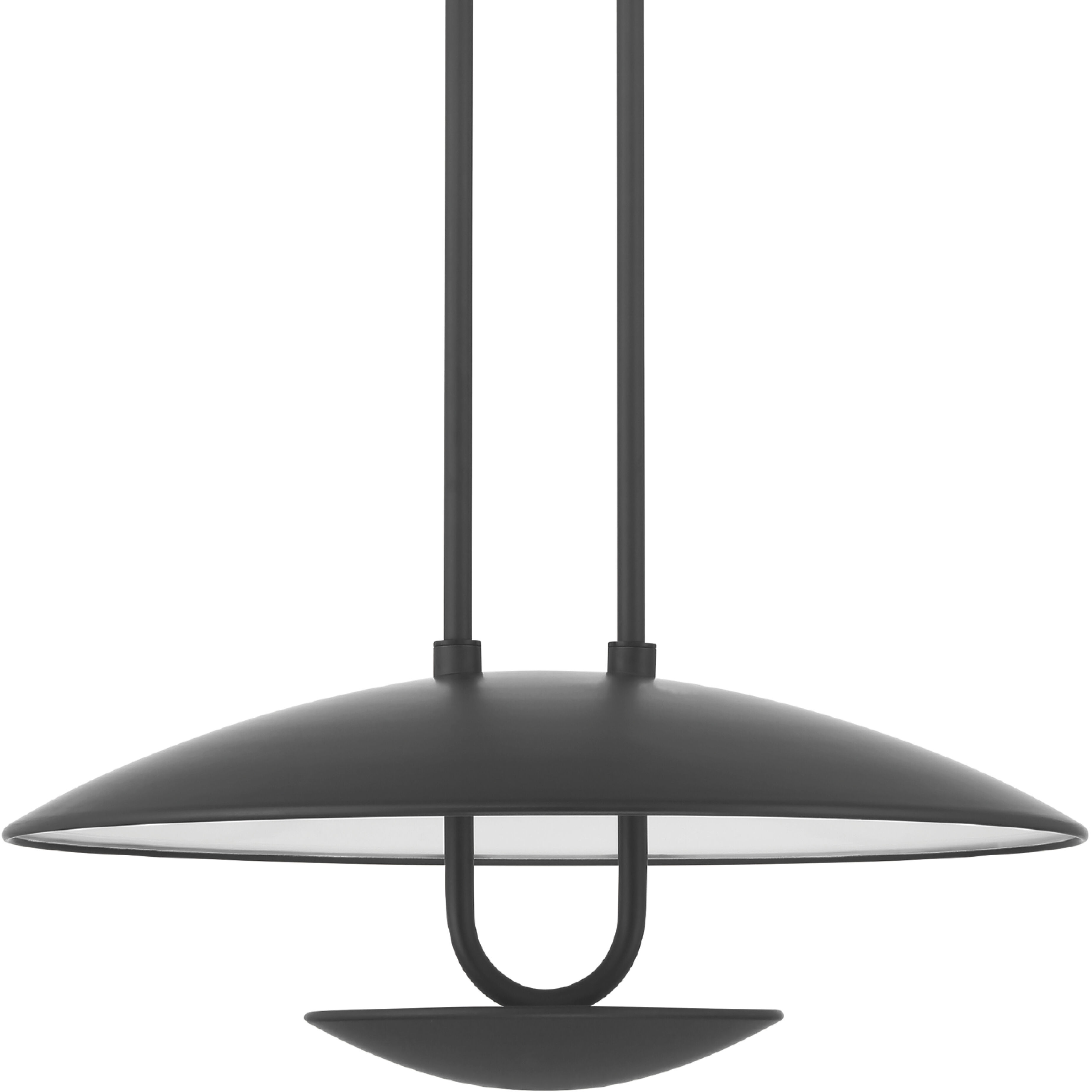 Sunset Ridge 18 inch Matte Black Pendant Ceiling Light, Large