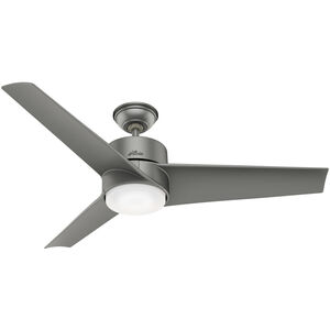 Havoc 54 inch Matte Silver Outdoor Ceiling Fan