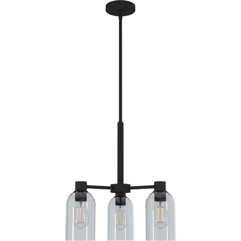 Lochemeade 3 Light 23 inch Natural Iron Chandelier Ceiling Light