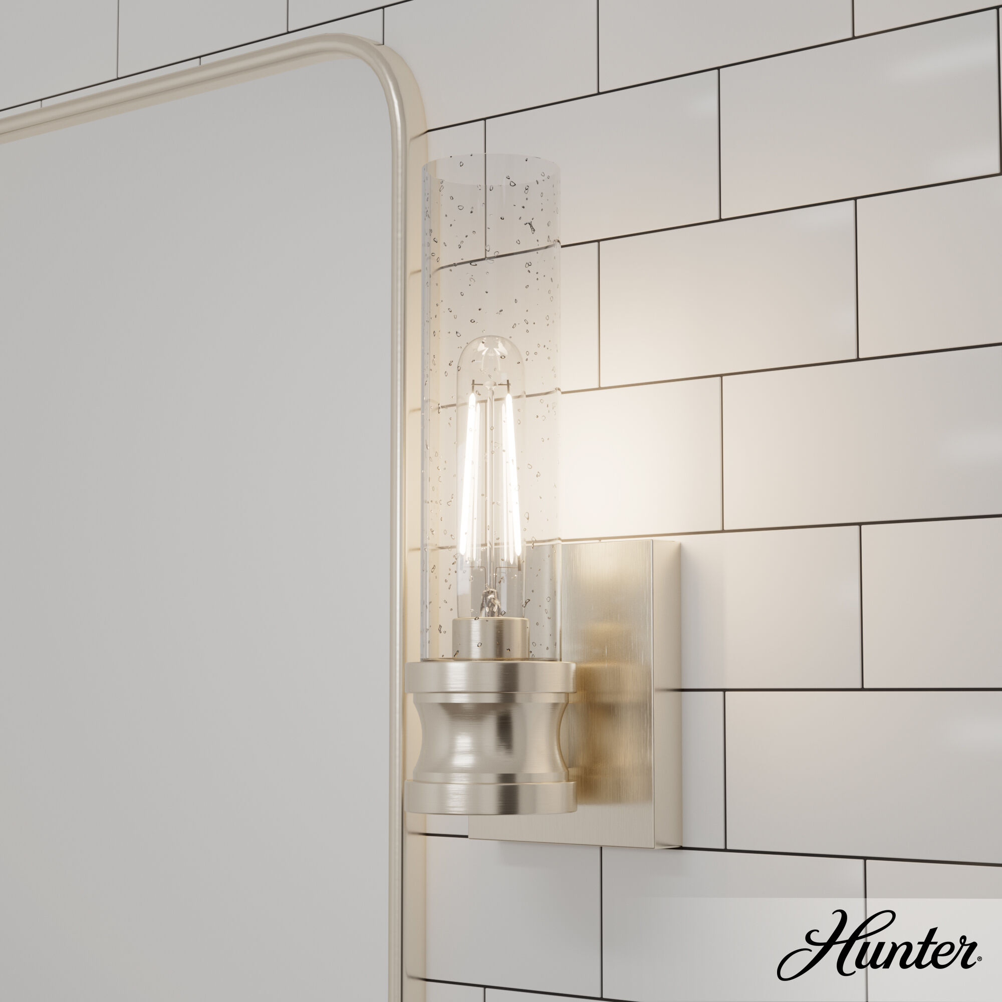 Lenlock 1 Light 4.75 inch Brushed Nickel Wall Sconce Wall Light