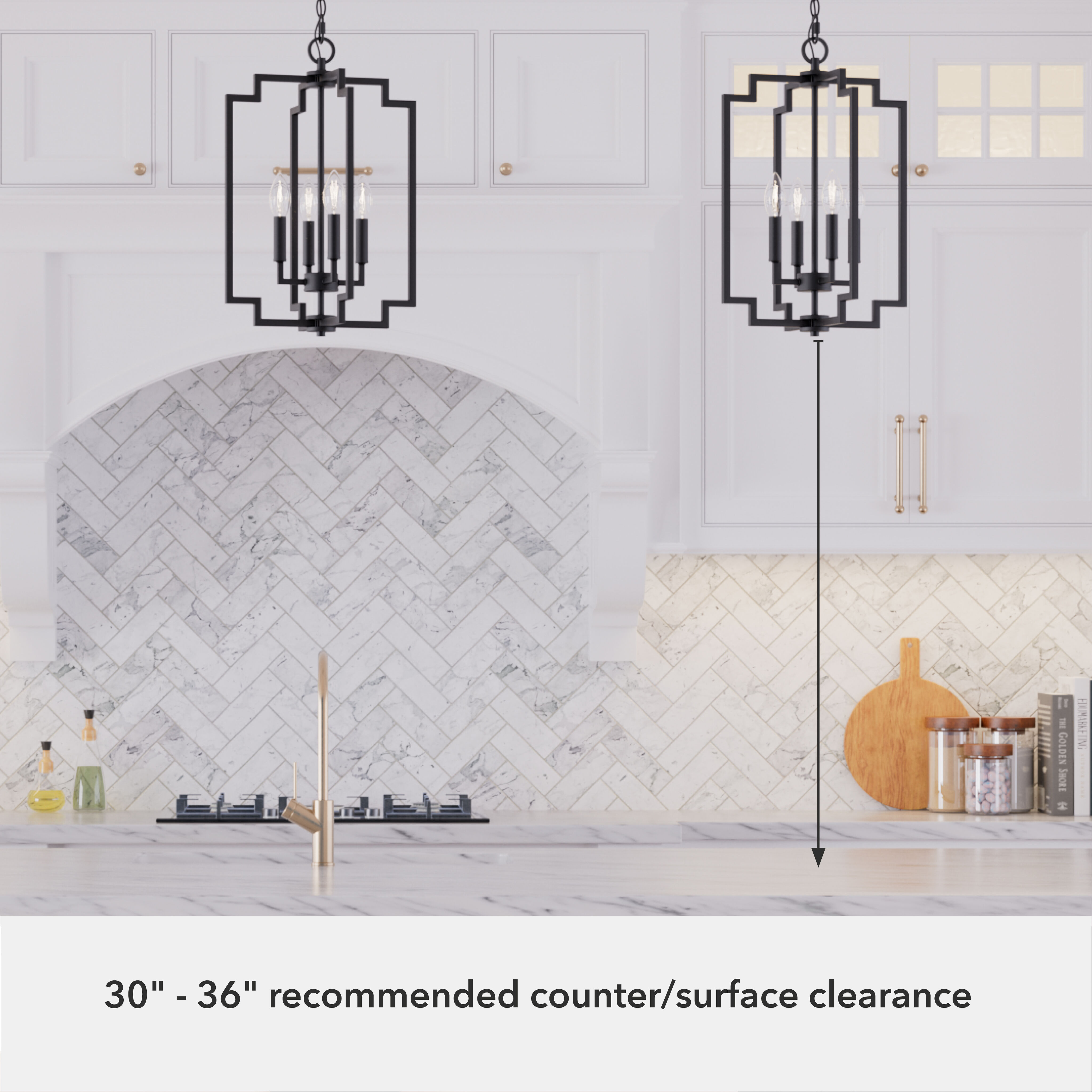 Zoanne 4 Light 14 inch Matte Black Pendant Ceiling Light