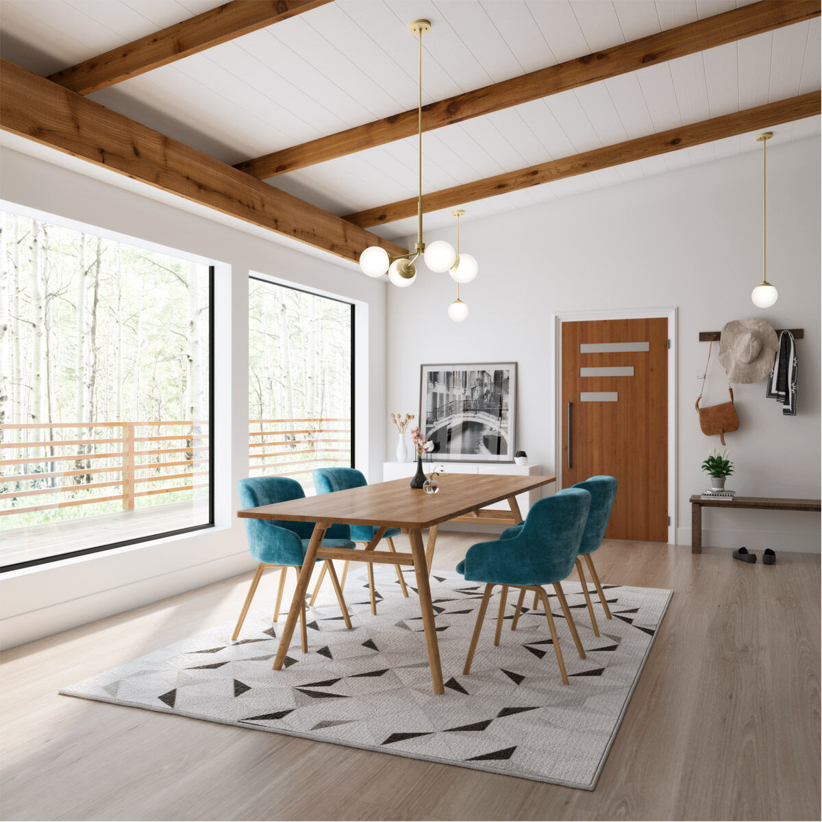 Hepburn 1 Light 8 inch Painted Modern Brass Mini Pendant Ceiling Light