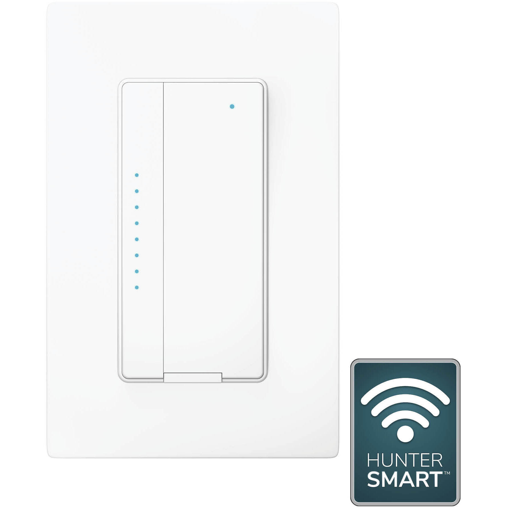 HunterSMART Fresh White Dimmer Switch