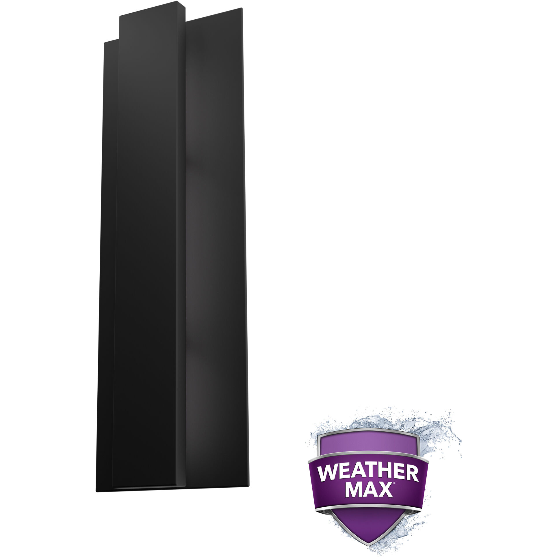 Canoga 20 inch Matte Black Outdoor Wall Light, Large
