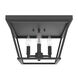 Laurel Ridge 4 Light 14 inch Natural Iron Flush Mount Ceiling Light