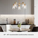 Lochemeade 5 Light 26 inch Alturas Gold Chandelier Ceiling Light, Medium
