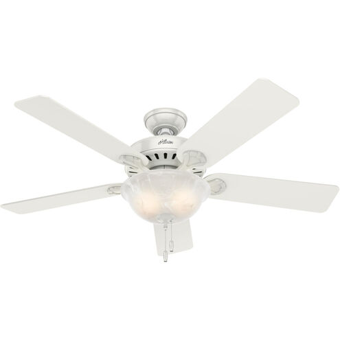 Pro's Best 52 inch White with White/Beech Blades Ceiling Fan, Five Minute Fan