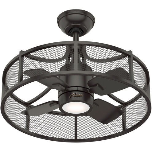 Seattle 21 inch Noble Bronze with Noble Bronze/Latte Oak Blades Ceiling Fan