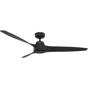 Mosley 60 inch Matte Black Outdoor Ceiling Fan