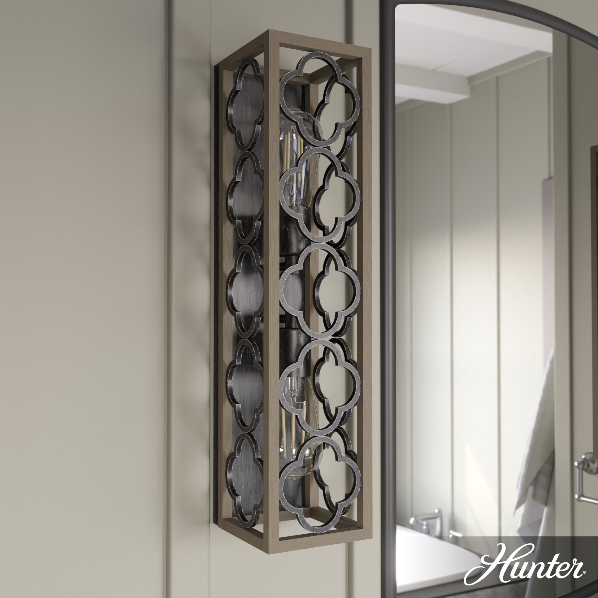 Gablecrest 2 Light 5 inch French Oak Wall Sconce Wall Light