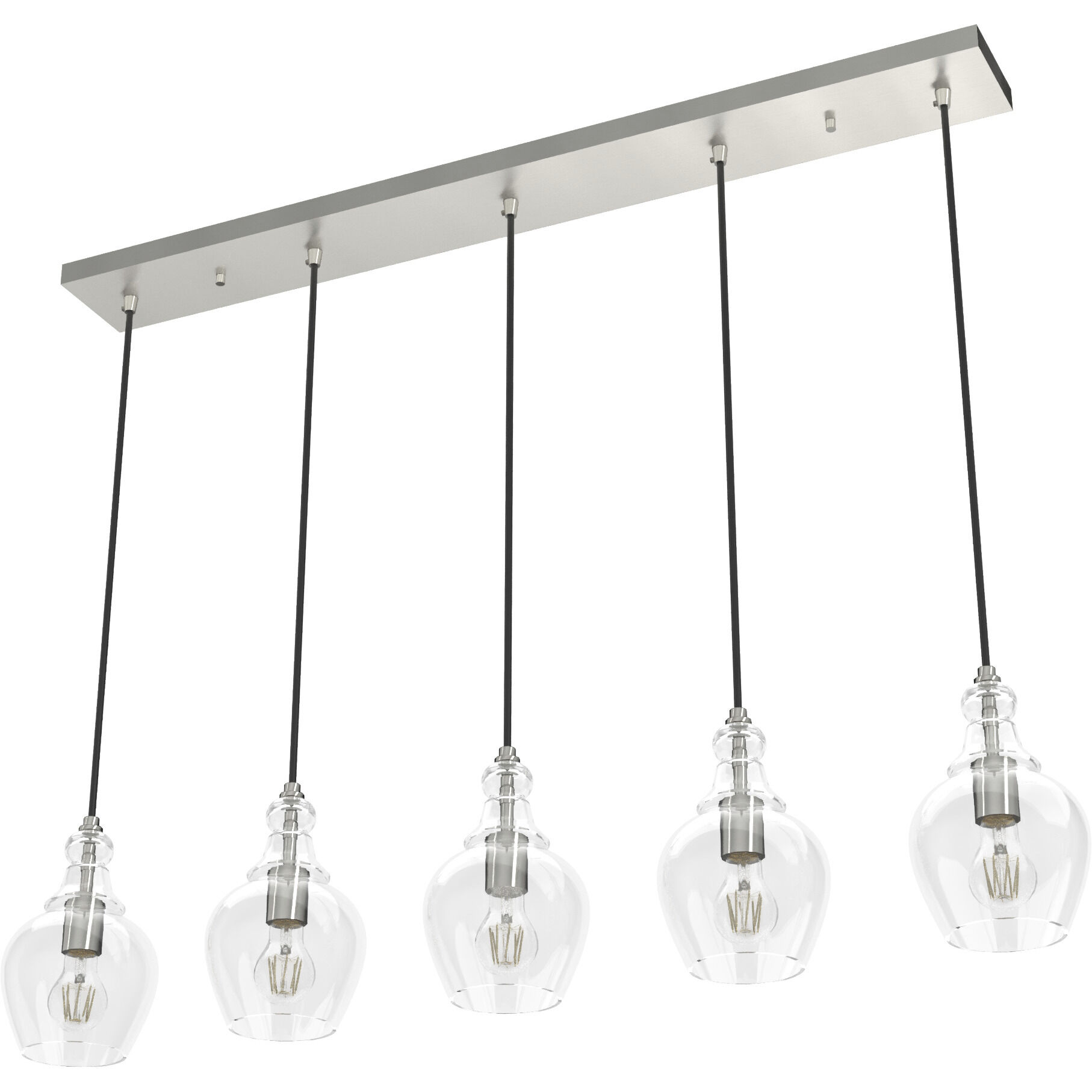 Maple Park 42 inch Linear Cluster Pendant Ceiling Light
