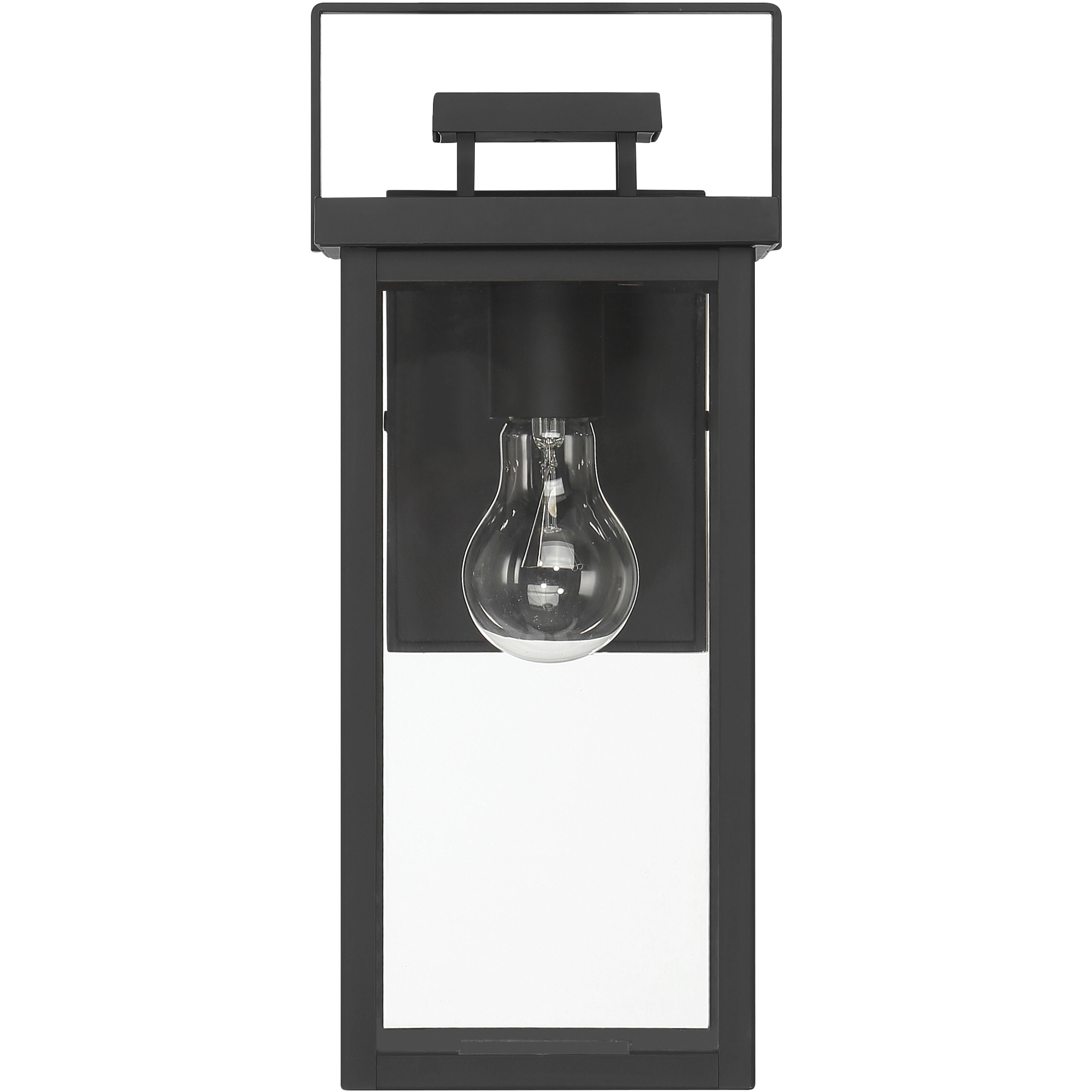 Timbergrove 1 Light 14.25 inch Matte Black Outdoor Wall Light, Medium