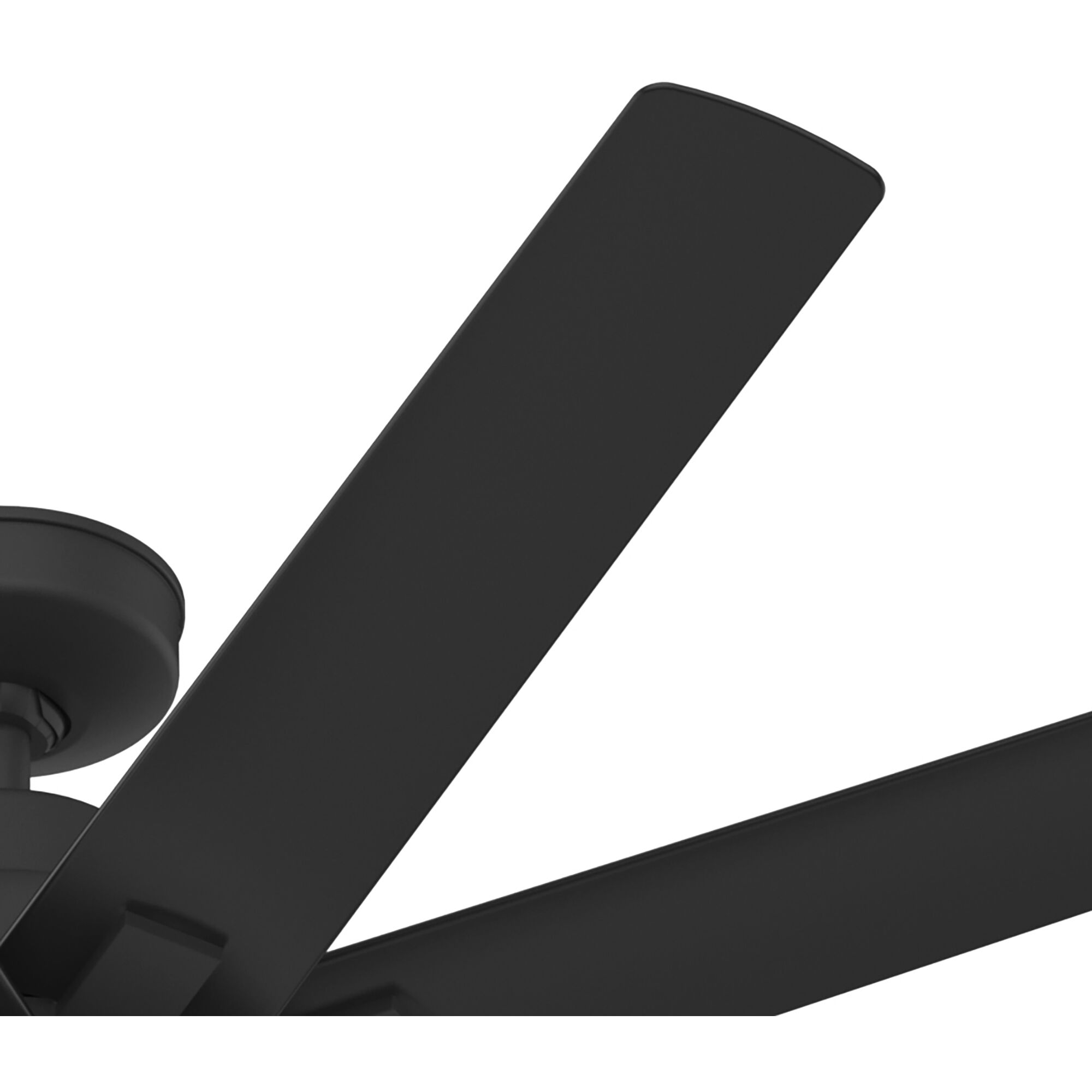 Overton 60 inch Matte Black Outdoor Ceiling Fan