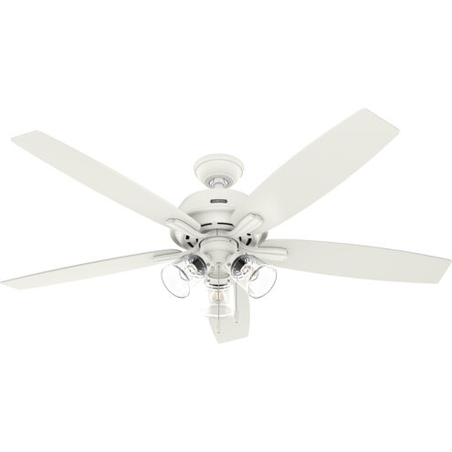 Dondra 60 inch Matte White with Light Oak/Fresh White Blades Ceiling Fan