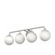 Hepburn 4 Light 30 inch Brushed Nickel Vanity Light Wall Light