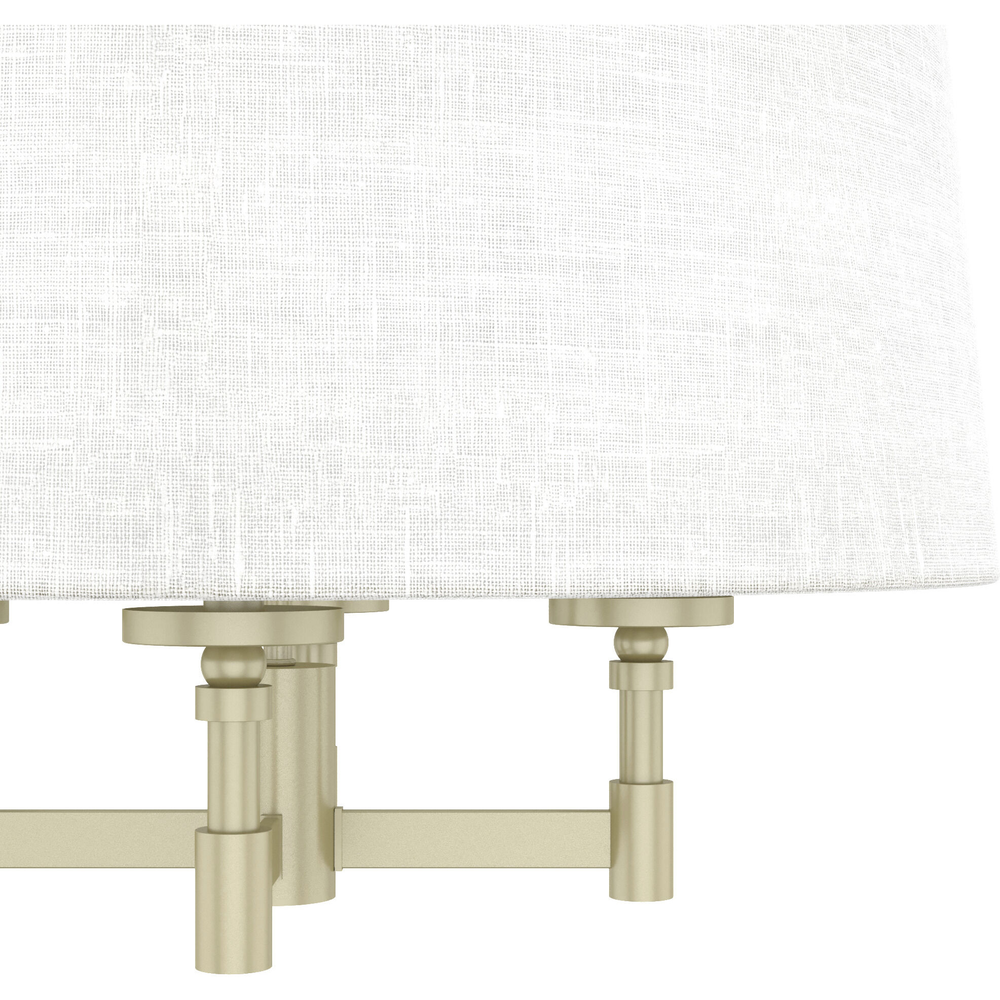 Briargrove Painted Modern Brass Chandelier Ceiling Light