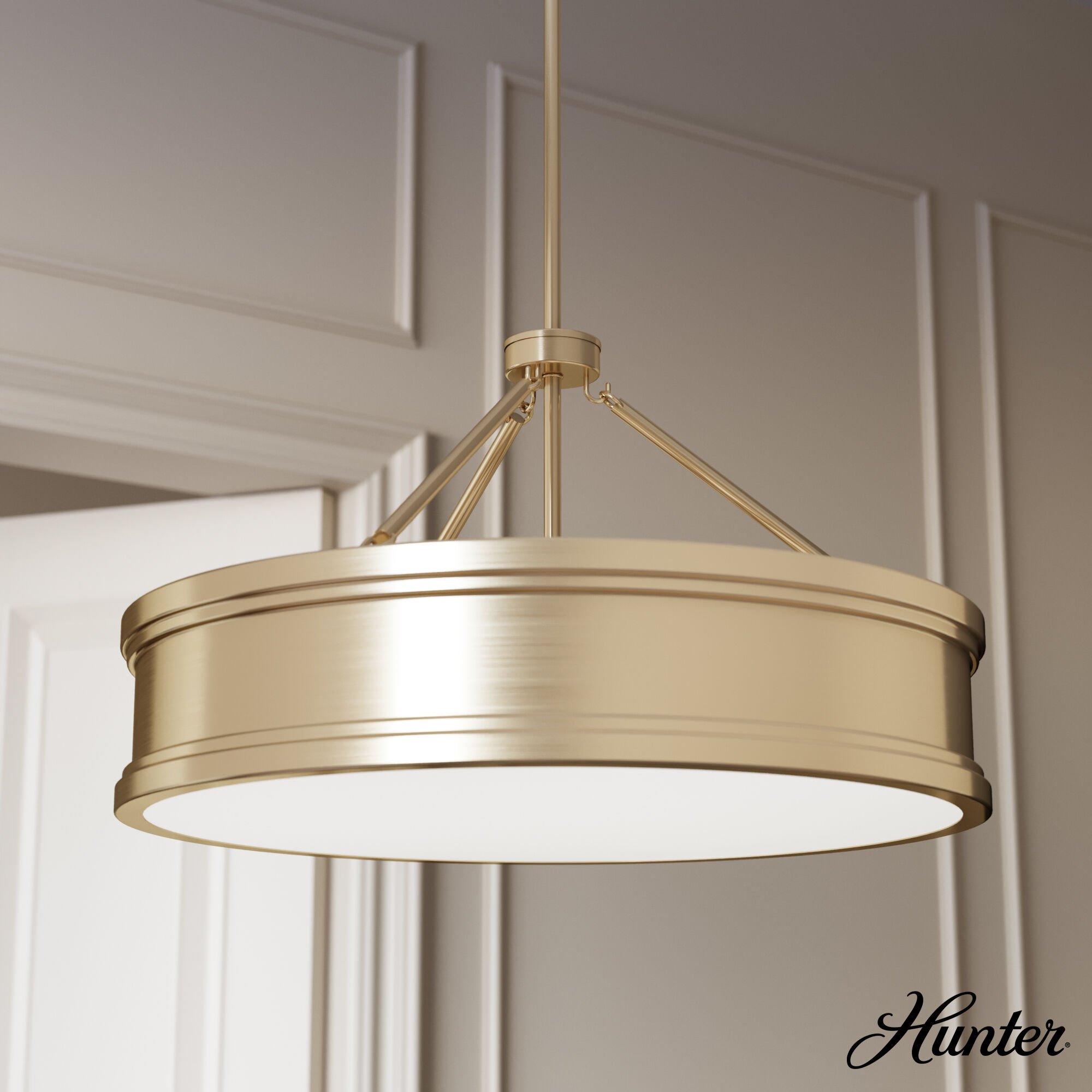Capshaw 6 Light 24 inch Alturas Gold Pendant Ceiling Light
