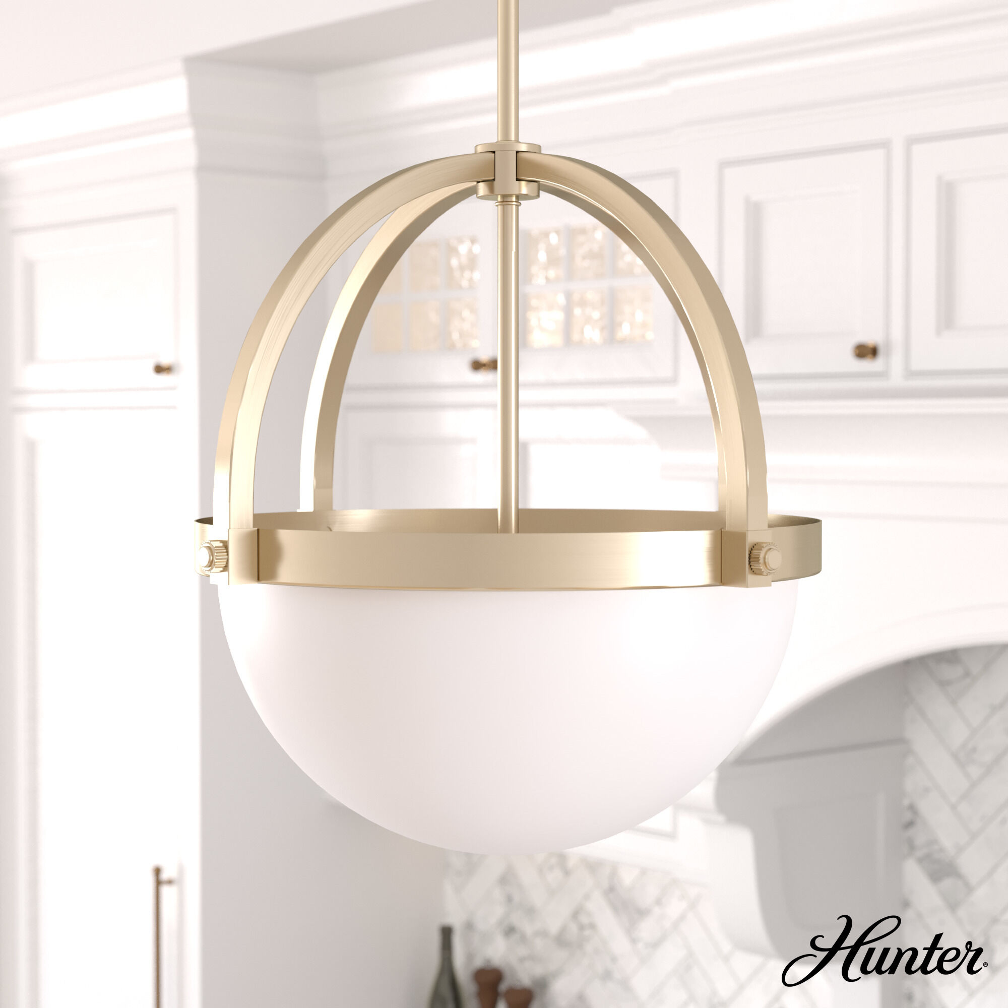 Wedgefield 3 Light 17 inch Alturas Gold Pendant Ceiling Light