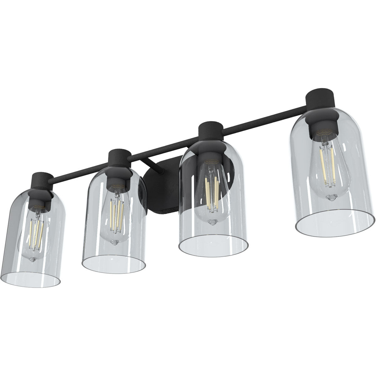 Lochemeade 4 Light 29 inch Natural Iron Vanity Light Wall Light