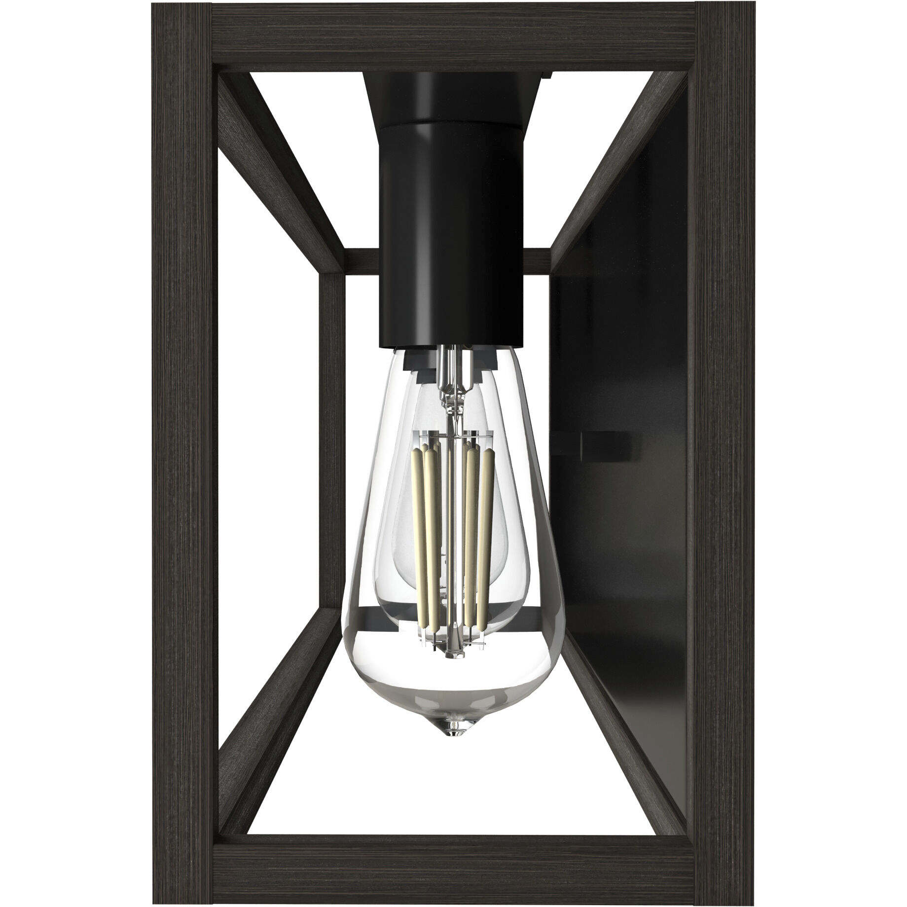 Squire Manor 3 Light 25 inch Matte Black Vanity Light Wall Light