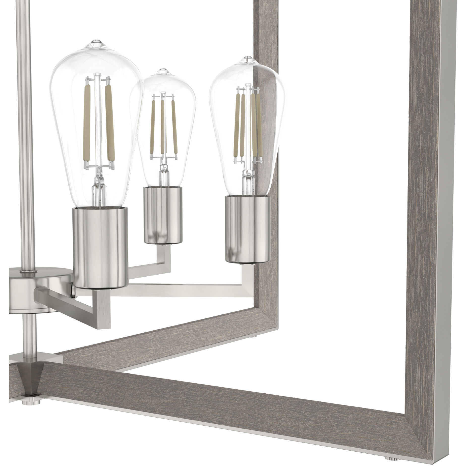 Woodburn 12 Light 30.75 inch Brushed Nickel Foyer Pendant Ceiling Light