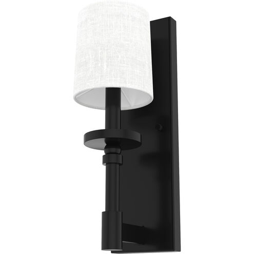 Briargrove 1 Light Matte Black Wall Sconce Wall Light