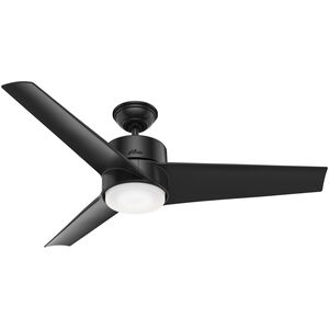 Havoc 54 inch Matte Black Outdoor Ceiling Fan