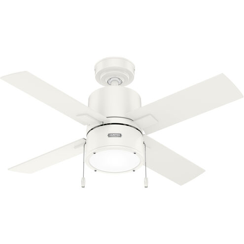 Beck 42 inch Fresh White with Light Oak/Fresh White Blades Ceiling Fan