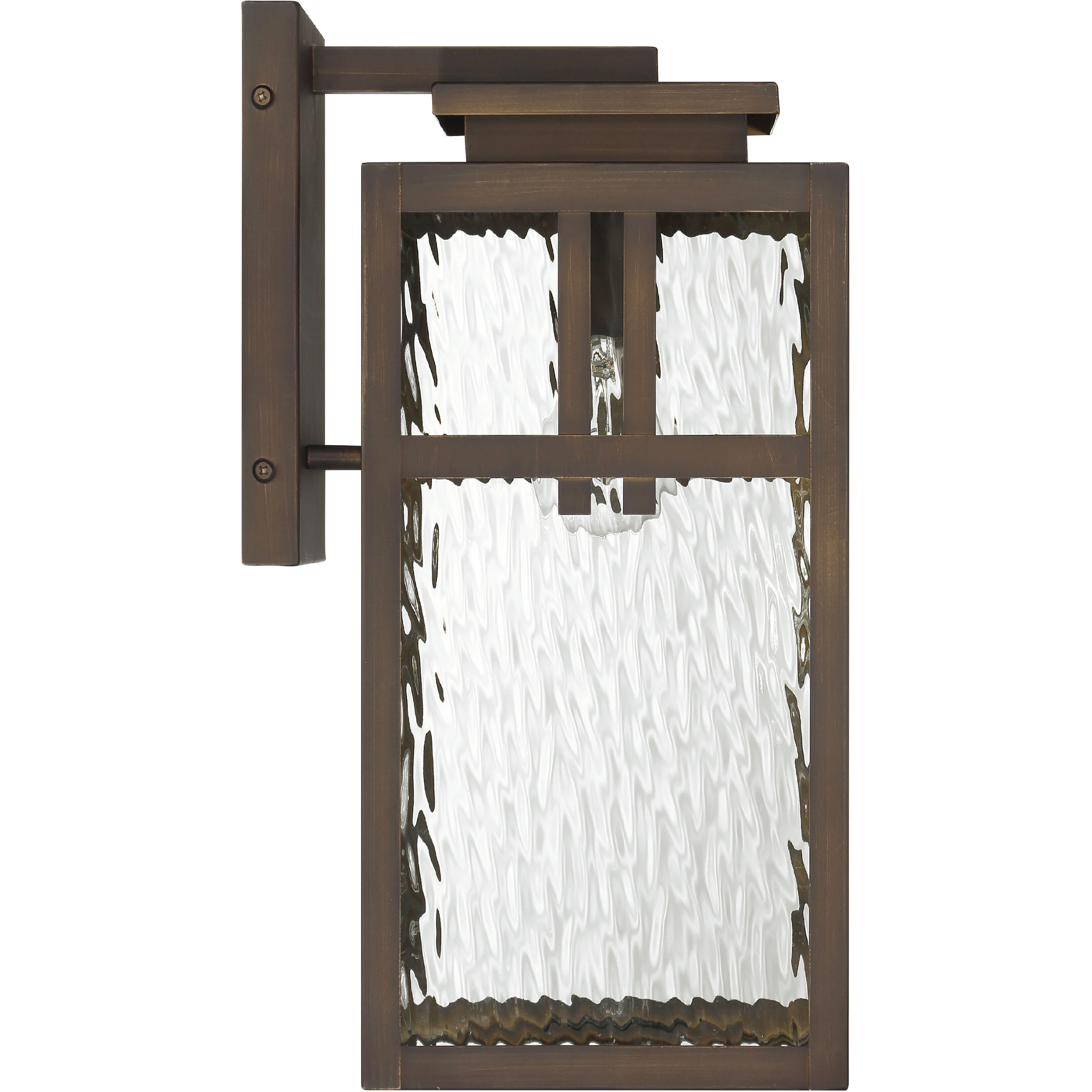 Aspenbrook 1 Light 17 inch Matte Bronze Outdoor Wall Light, Large