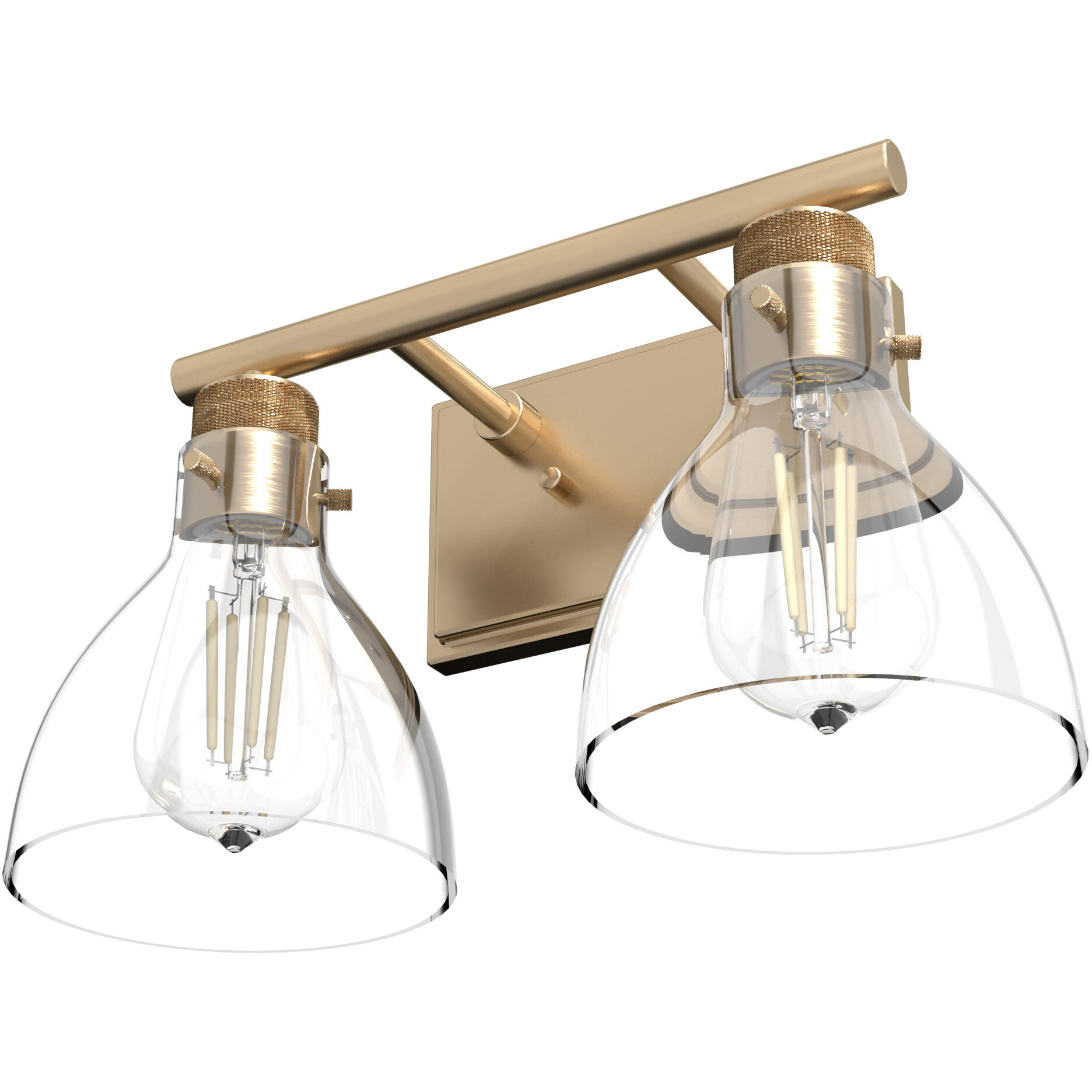 Van Nuys 2 Light 14.75 inch Alturas Gold Vanity Light Wall Light