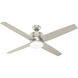 Advocate 60 inch Matte Nickel with Matte Nickel/Natural Wood Blades Ceiling Fan