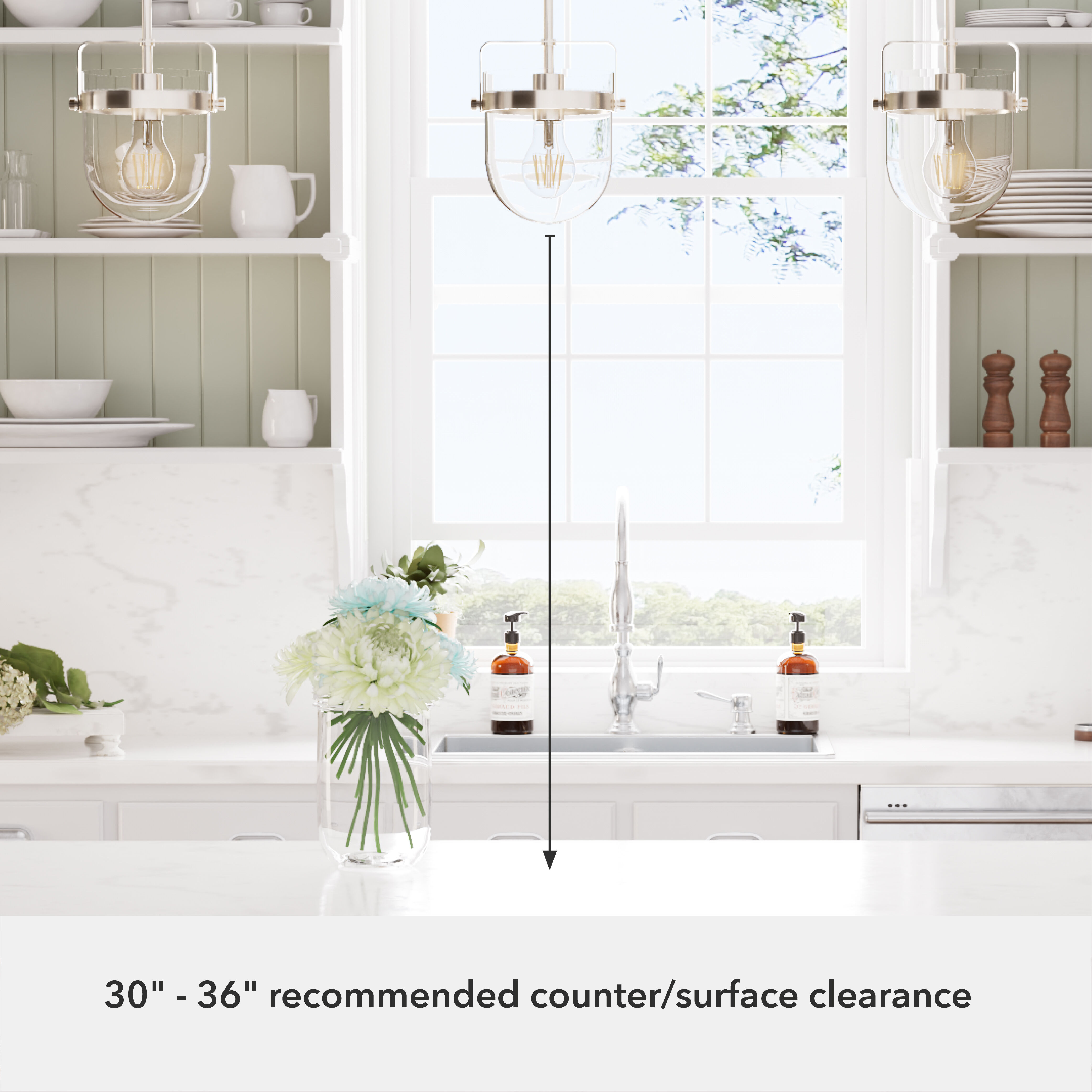 Karloff 1 Light 7.5 inch Brushed Nickel Pendant Ceiling Light