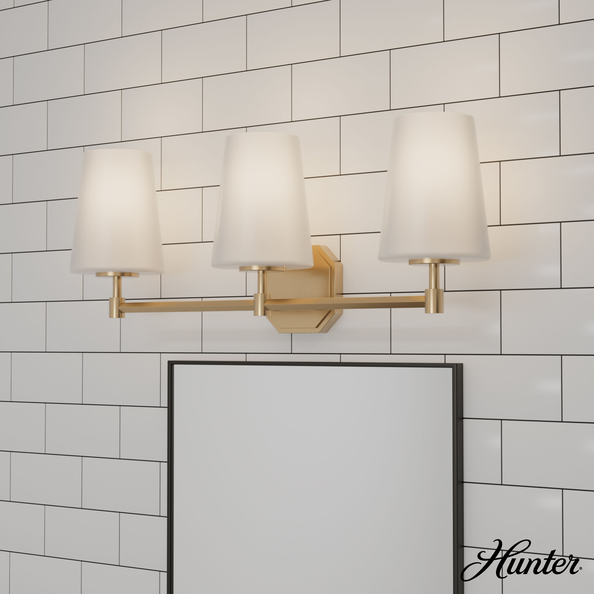 Nolita 3 Light 24.5 inch Alturas Gold Vanity Light Wall Light
