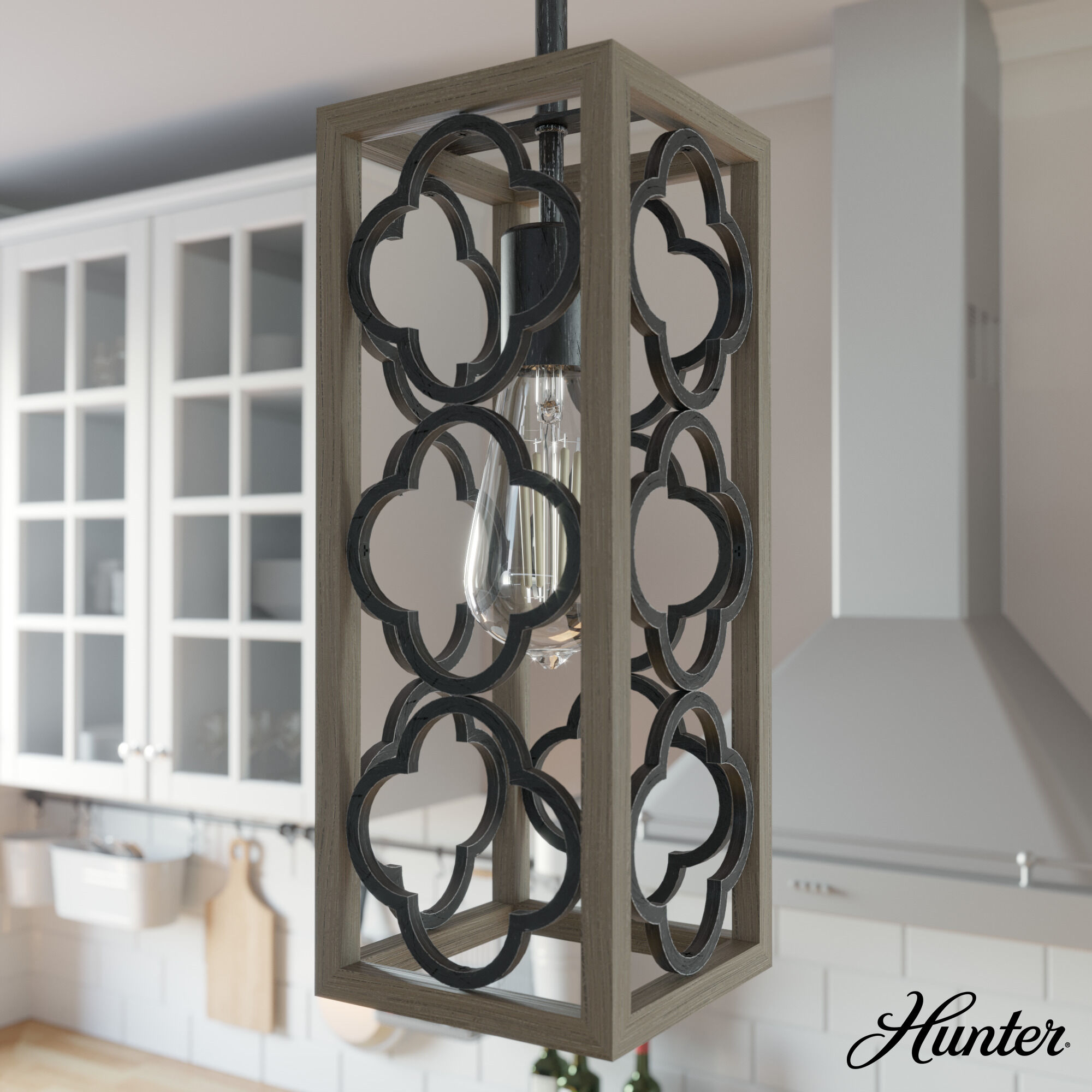 Gablecrest 1 Light 5 inch French Oak Mini Pendant Ceiling Light