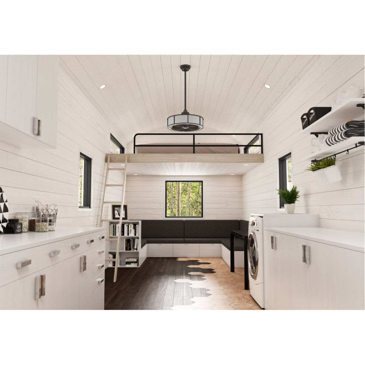 Tunley 12 inch Noble Bronze Ceiling Fan