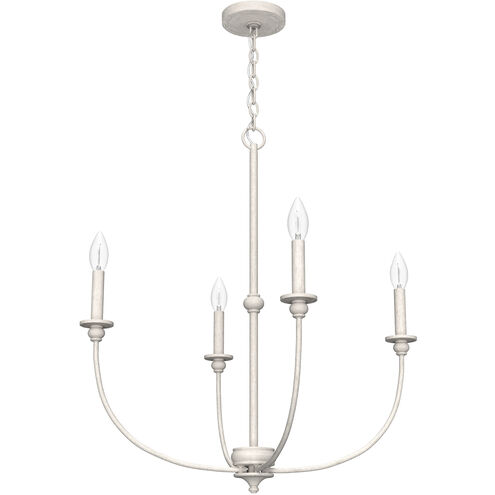 Southcrest 4 Light 26 inch Distressed White Chandelier Ceiling Light