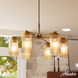 Beverly Glen 6 Light 30.8 inch Luxe Gold Chandelier Ceiling Light, Large