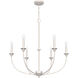 Southcrest 6 Light 30 inch Distressed White Chandelier Ceiling Light