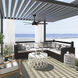 Skyflow 52 inch Matte Black Outdoor Ceiling Fan
