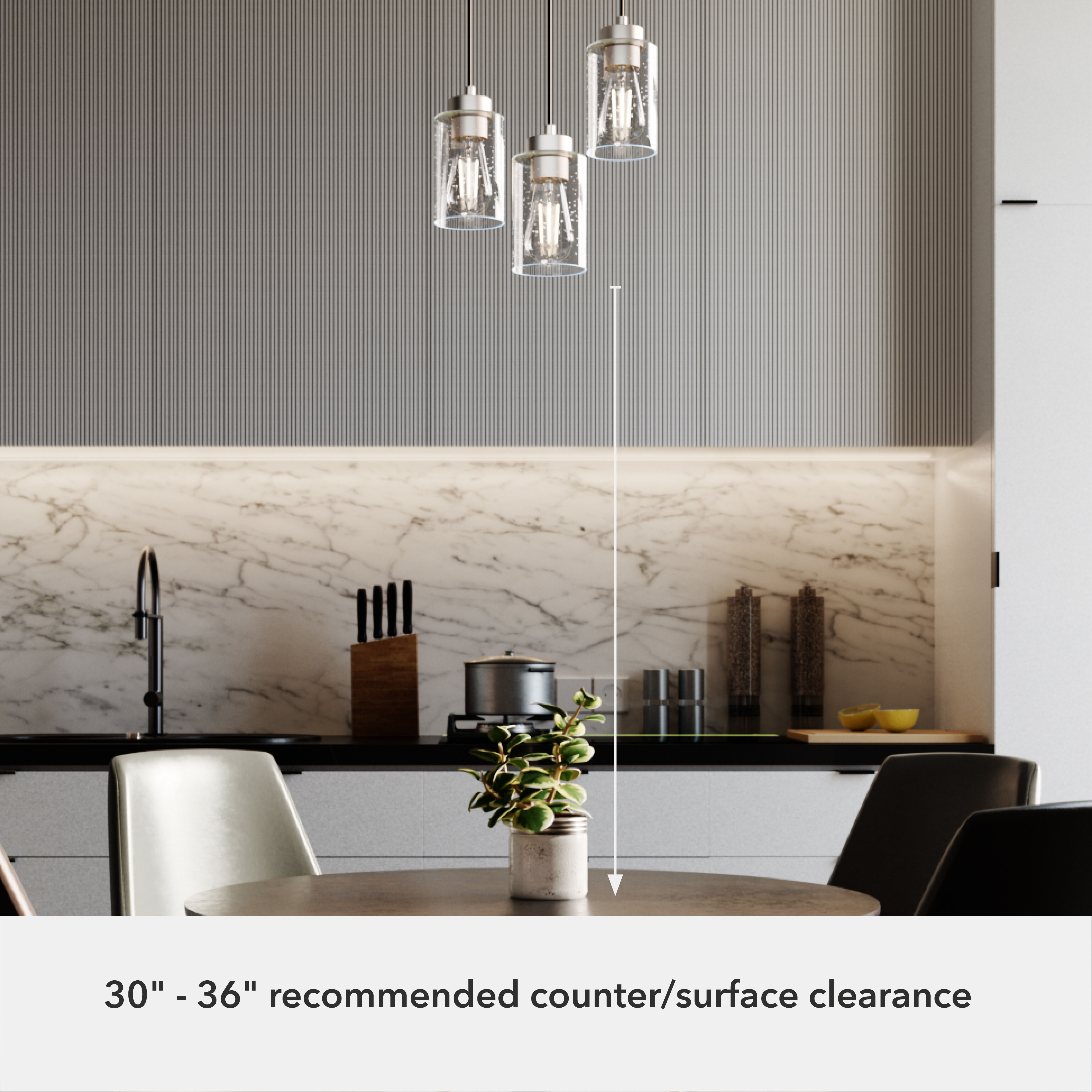 Hartland 3 Light 13.75 inch Brushed Nickel Round Cluster Pendant Ceiling Light, Medium