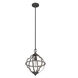 Stone Creek 1 Light 12 inch Noble Bronze and White Washed Oak Pendant Ceiling Light