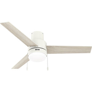 Brunner 52 inch Matte White with Light Oak/Fresh White Blades Ceiling Fan