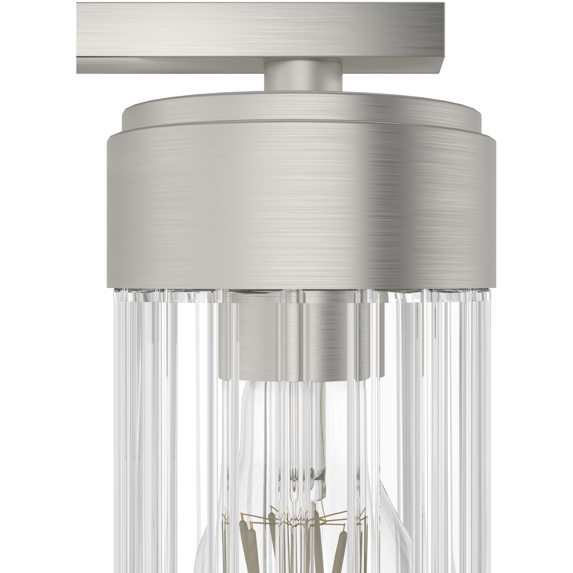 Gatz 4 Light 31.5 inch Brushed Nickel Vanity Light Wall Light