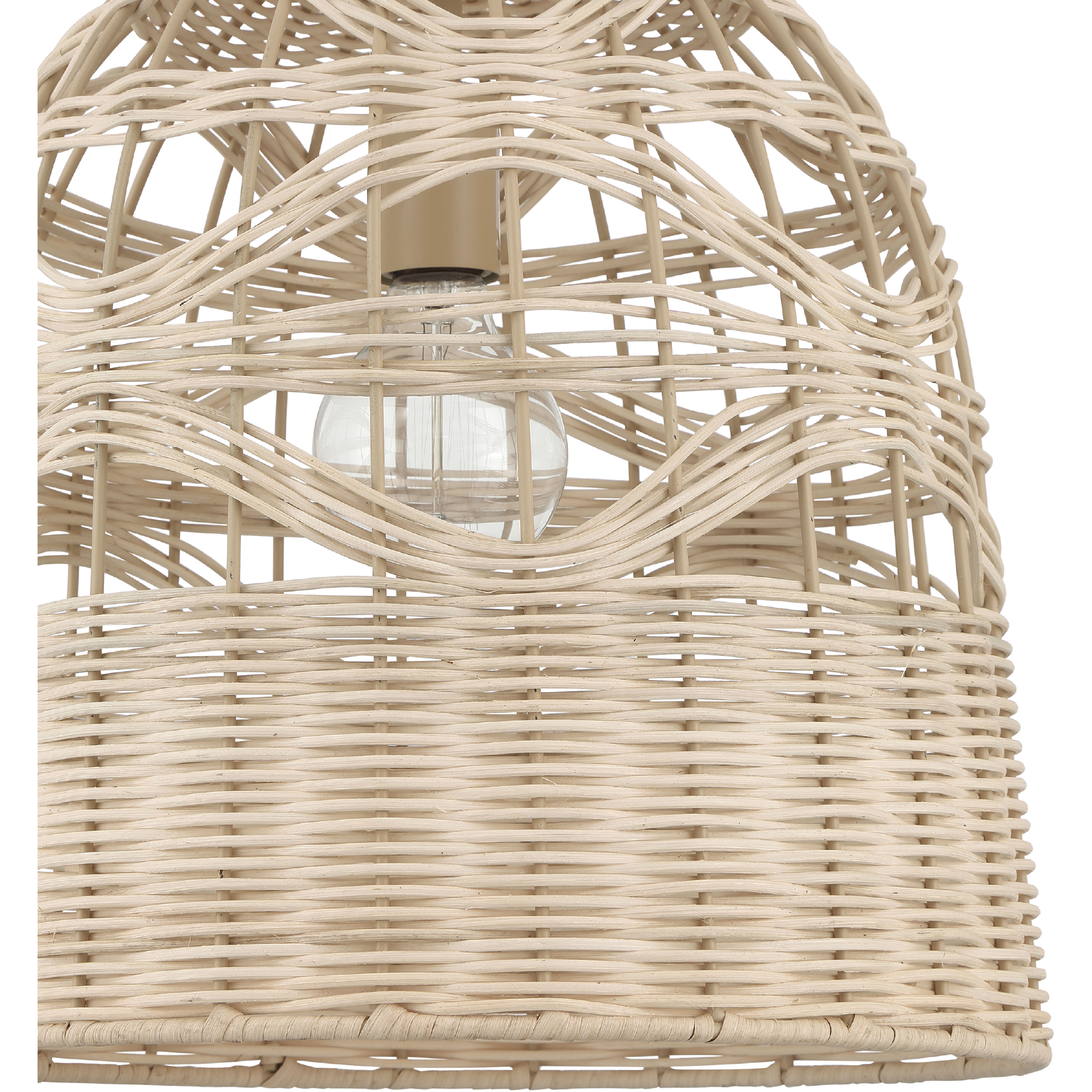 Baskel 1 Light 14.25 inch Matte Black Pendant Ceiling Light, Large