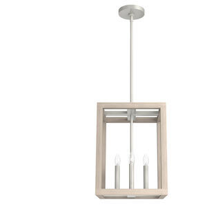 Squire Manor 4 Light 12 inch Brushed Nickel Pendant Ceiling Light