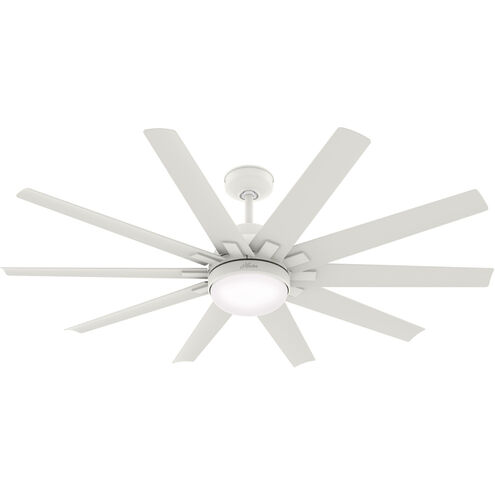 Overton 60 inch Matte White Outdoor Ceiling Fan