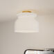 Harlowe 1 Light 14 inch Luxe Gold Flush Mount Ceiling Light, Large