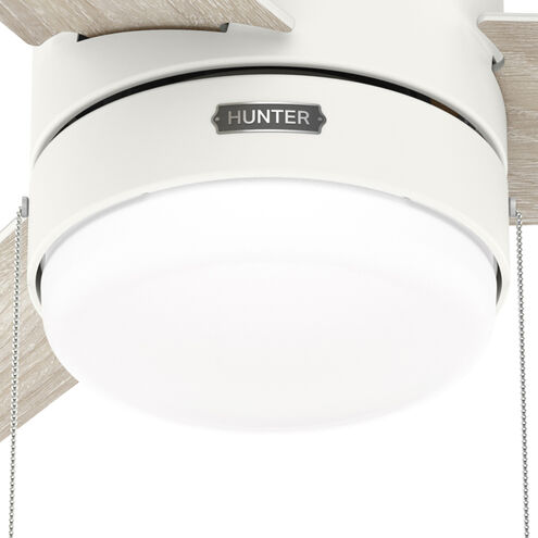 Brunner 52 inch Matte White with Light Oak/Fresh White Blades Ceiling Fan