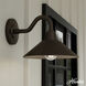 Skyflow 1 Light 8 inch Matte Bronze Outdoor Wall Light, Small