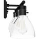 Van Nuys 3 Light 23.5 inch Matte Black Vanity Light Wall Light